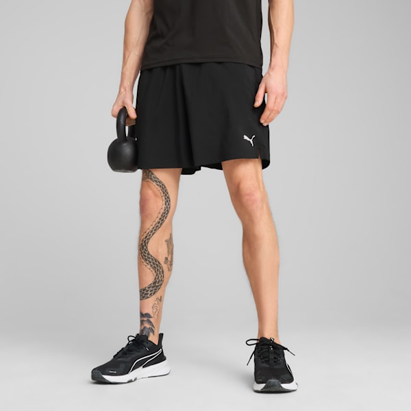 Train All Day ESSENTIALS Men's 7" Woven Shorts, PUMA Black, extralarge